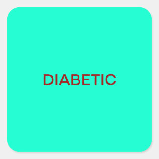 Diabetic Medical Chart Labels