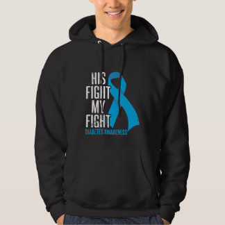 Diabetic Son Support Family Diabetes Awareness Hoodie