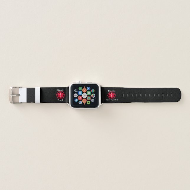 Diabetic Type 1 Apple Watch Band (Front)