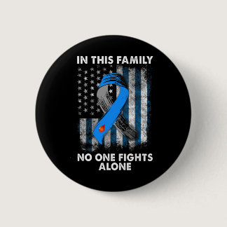 Diabetic Type 1 T1D Diabetes Awareness USA Flag Gi Button