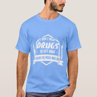 Diabetic  Type 2 Diabetes Disease Pizza Lover Gift T-Shirt
