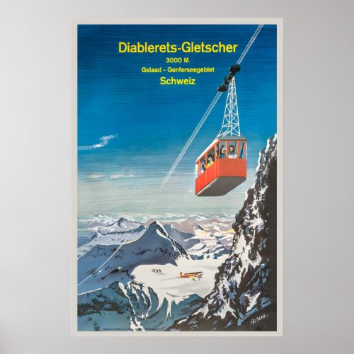 Diablerets Glacier Bernese Alps Switzerland Poster