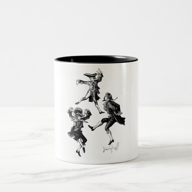 Diablo Dance Two-Tone Coffee Mug (Center)