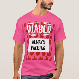 Diablo Hot Sauce Packet Group Halloween Matching T-Shirt