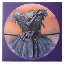 Diablo The Raven Ceramic Tile in 2 Sizes