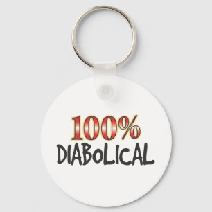 Diabolical 100 Percent Keychain
