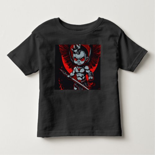 Diabolical Elegance Male Devil Angel T_Shirt Toddler T_shirt