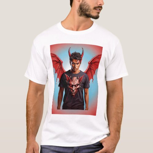 Diabolical Elegance Unleash Your Inner Devil with T_Shirt
