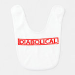 Diabolical Stamp Baby Bib