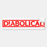 Diabolical Stamp Bumper Sticker