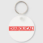 Diabolical Stamp Keychain