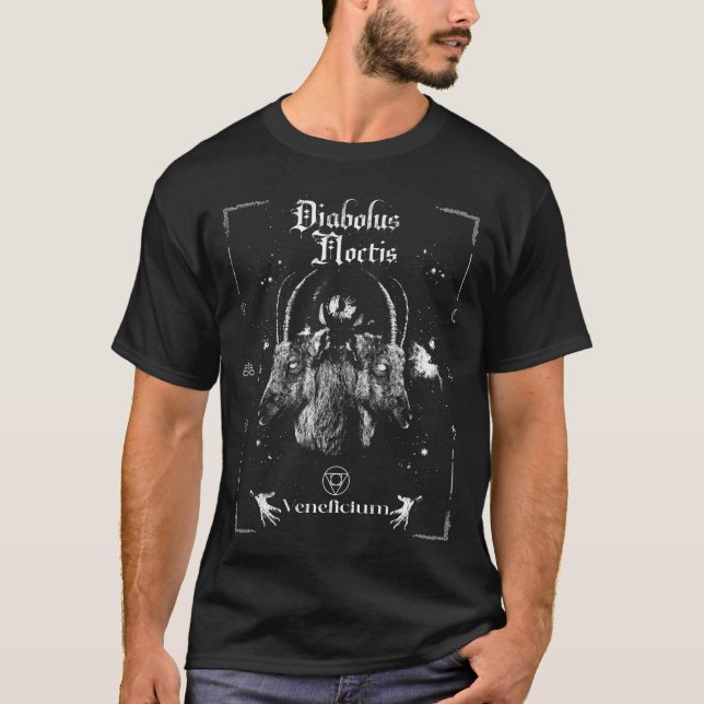 Diabolus Noctis - Occult Streetwear Design T-Shirt (Front)