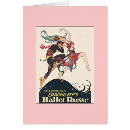 Diaghilev's Ballets Russes Cards (Front)