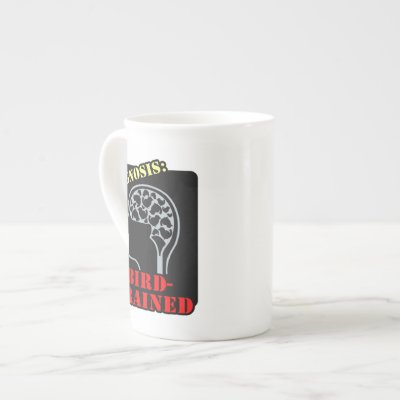 Diagnosis: Bird-Brained Bone China Mug
