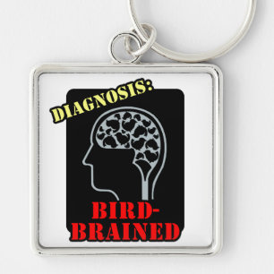 Diagnosis: Bird-Brained Keychain