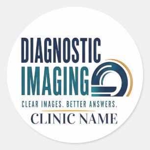 Diagnostic Imaging Medical Design Classic Round Sticker