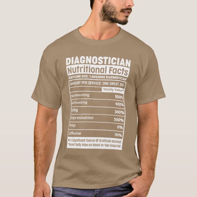 DIAGNOSTICIAN Squadeam Professional Nutritional bo T-Shirt (Front)