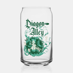 DIAGON ALLEY™ Vintage Graphic Can Glass