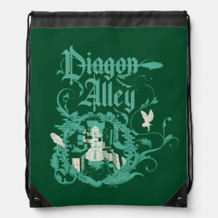 DIAGON ALLEY™ Vintage Graphic Drawstring Bag