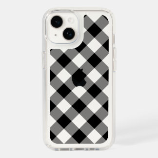 Diagonal Black Buffalo Check Pattern Speck iPhone 14 Case