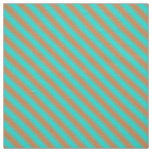 Diagonal blue and orange stripes fabric