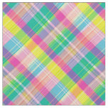 Diagonal Carnival Plaid Fabric