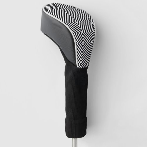 Diagonal Crossing Pattern Golf Head Cover