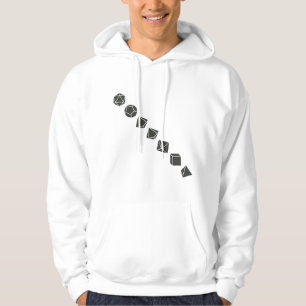 Diagonal Dice (Dark) Hoodie