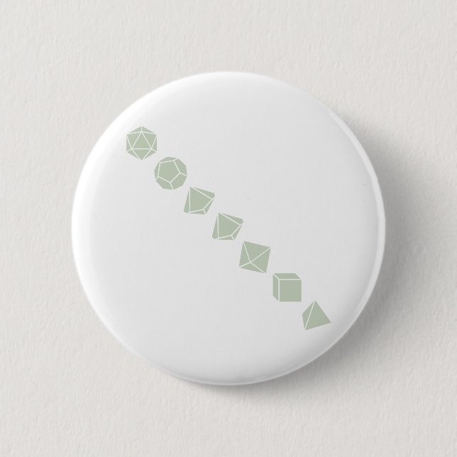 Diagonal Dice (Light) Pinback Button (Front)