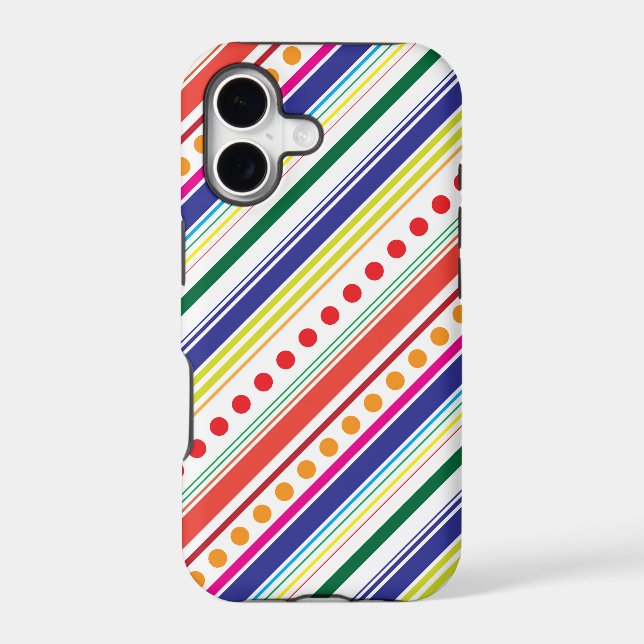 Diagonal Dots Iphone Case (Back)
