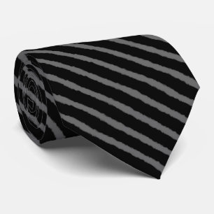 Diagonal Frayed Watercolor Brush Strokes In Gray Neck Tie