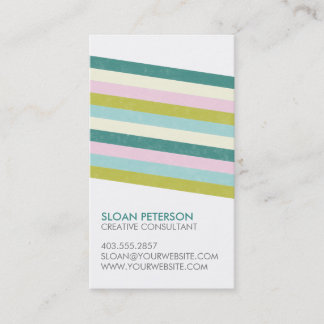 Diagonal Line Business Card