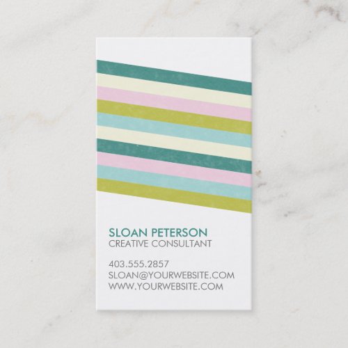 Diagonal Line Business Card