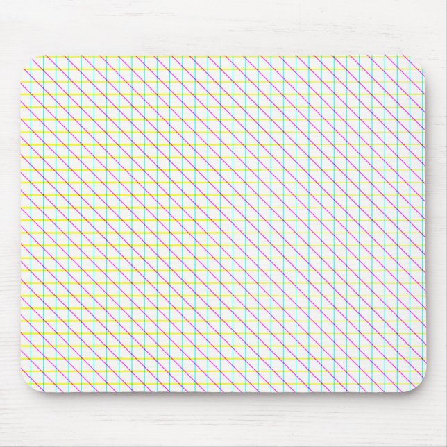 Diagonal Lines Mouse Pad (Front)