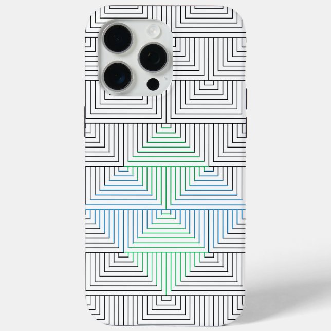 Diagonal lines pattern GB 01.w Case-Mate iPhone Case (Back)