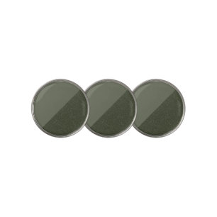 Diagonal Moss Green Golf Ball Marker Set