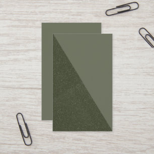 Diagonal Moss Green Textured Card – Customizable