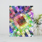 Diagonal Multicolored Tiled Reflections (Standing Front)