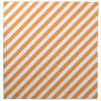 Diagonal orange and white stripes pattern