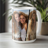 Diagonal Photo Collage - 4 Photos Fun Weekend Coffee Mug