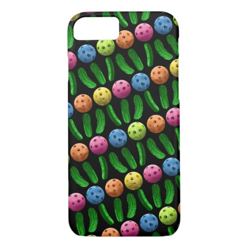 Diagonal Pickles  Pickleballs iPhone 87 Case