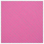 Diagonal pinstripes - fuchsia pink and white fabric
