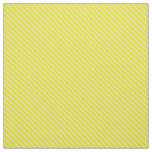 Diagonal pinstripes - mustard yellow and white fabric