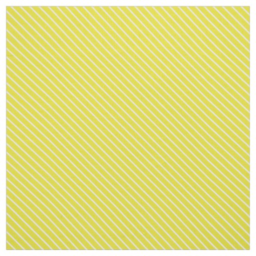 Diagonal pinstripes - mustard yellow and white fabric