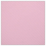Diagonal pinstripes - shell pink and white fabric