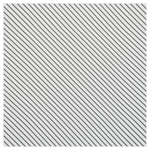 Diagonal pinstripes - white and black fabric