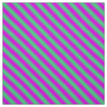 Diagonal purple and green stripes fabric