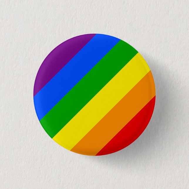 "DIAGONAL RAINBOW" 1.25-inch Button (Front)
