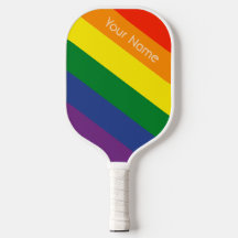Diagonal Rainbow Striped Custom Name