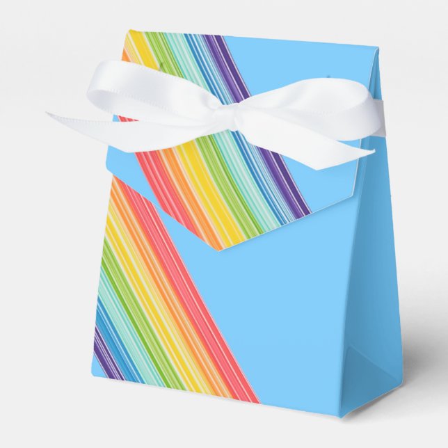 Diagonal rainbow stripes favor boxes (Front Side)